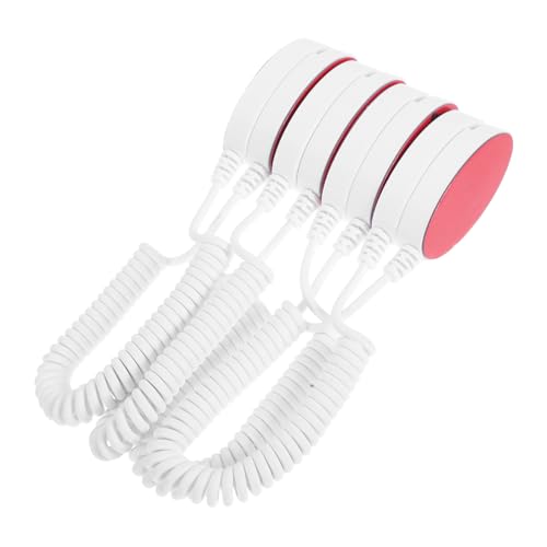 AKOOSY 4 Stück Lost Fernbedienung Halter Oval Selbstklebend Sicherungsleine für Fernbedienungen Tragbare und Leichte Remote Control Lanyards Praktisch für Senioren und Erwachsene von AKOOSY