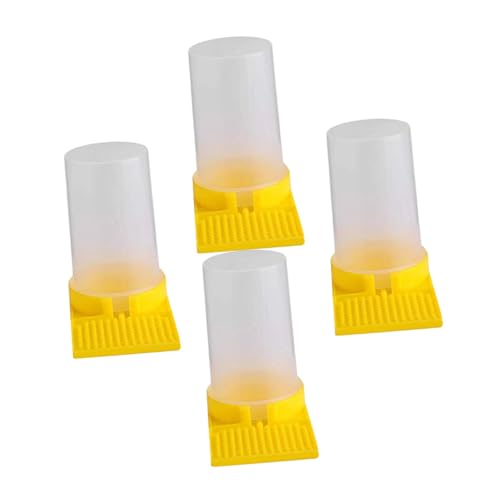 AKOOSY 4 Stück Teiliges Bienen futterspender Robustem PP Langlebig und Kippsicher Imkereibedarf Wassertränke für Bienenvolk Einfach zu Bedienen für Anfänger und Professionelle Imker AKOOSY 4 Stück Teiliges Bienen futterspender Robustem PP Langlebig und Kippsicher Imkereibedarf Wassertränke für Bienenvolk Einfach zu Bedienen für Anfänger und Professionelle Imker von AKOOSY