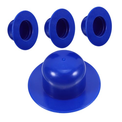 AKOOSY 4 Stück Teiliges PVC Pool Stopfen Robuste Filterpumpen Verschlussstopfen Rutschfest Langlebig Kompatibel mit Intex Pools Installieren für Wasserdichtheit und Wartung von AKOOSY