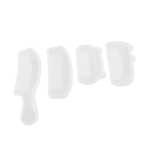 AKOOSY 4 Stück Teiliges Silikonform für DIY Haarbürsten Gießen Transparente Epoxidharz Formen für Präzises Haarkamm Design Vielseitige Schmuck Bastelwerkzeuge mit Hoher Transparenz AKOOSY 4 Stück Teiliges Silikonform für DIY Haarbürsten Gießen Transparente Epoxidharz Formen für Präzises Haarkamm Design Vielseitige Schmuck Bastelwerkzeuge mit Hoher Transparenz von AKOOSY