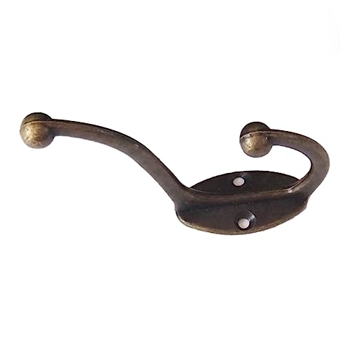 AKOOSY 4 Stück Teiliges Vintage Metall Wandhaken Rostbeständig Praktischer Kleiderhaken für Jacken Hüte Handtücher Vielseitiger Wandaufhänger für Haushalt und Schlafzimmer von AKOOSY