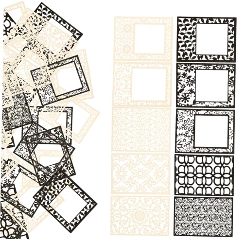 AKOOSY 40 Blatt Prägeschablonen Bastelpapier Spitzen Scrapbooking Material Langlebig Vielfältige Muster DIY Dekoration für Fotoalben Tagebücher Kreative Bastelprojekte AKOOSY 40 Blatt Prägeschablonen Bastelpapier Spitzen Scrapbooking Material Langlebig Vielfältige Muster DIY Dekoration für Fotoalben Tagebücher Kreative Bastelprojekte von AKOOSY