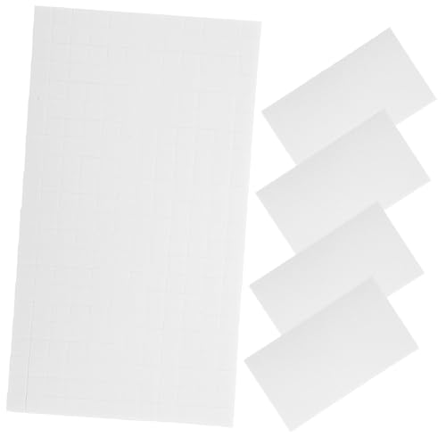 AKOOSY 5 Blätter Doppelseitige Schaumstoffklebesticker Quadratisch Starke Haftung für Scrapbooking DIY Bastelbedarf Kartenherstellung Vielseitig Glas Stoff Kunststoff von AKOOSY