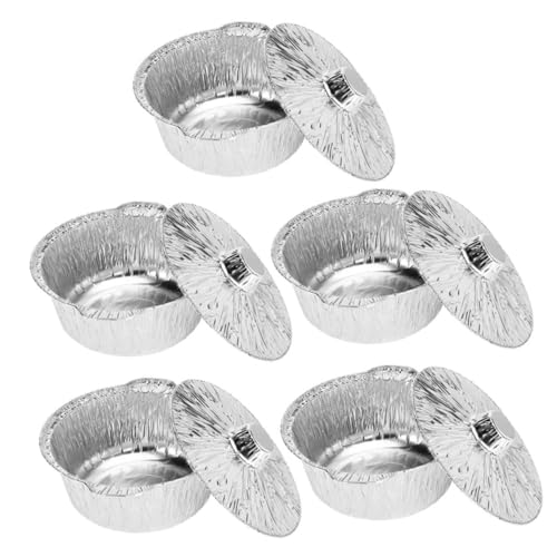 AKOOSY 5 Stück Teiliges Aluminium Folienbackgeschirr Multifunktionale Bratpfannen für Grillen Camping und Picknick Hitzebeständig Formstabil Fassungsvermögen für Fisch Fleisch und Käse AKOOSY 5 Stück Teiliges Aluminium Folienbackgeschirr Multifunktionale Bratpfannen für Grillen Camping und Picknick Hitzebeständig Formstabil Fassungsvermögen für Fisch Fleisch und Käse von AKOOSY