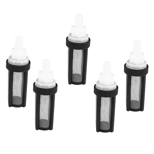 AKOOSY 5 Stück Teiliges Edelstahl Wasserpumpen Filter mit Silikonschlauch Rostbeständiger Mikrofilter für Tauchpumpe Wasserzulauf Installieren und Schützen Pumpen vor von AKOOSY