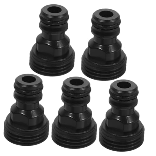 AKOOSY 5 Stück Teiliges Wasserhahn Schlauchadapter Robustem Schnelles Verbinden Verschleißfest Korrosionsbeständig Hoher Druck Widerstandsfähig für Waschmaschine und Gartenbrause Geeignet von AKOOSY