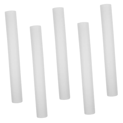 AKOOSY 5 Stück Teiliges Weiße Schaumstoffzylinder Leicht für Steckmasse Blumen DIY Bastelmaterialien Vielseitig für Floristen und Kreative Blumengestaltung von AKOOSY