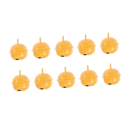 AKOOSY 50 Stück Bunte Mini Metallglöckchen Handbemalt Rund mit Klarem für Weihnachtsdeko Schmuck DIY Basteln Party Accessoires Gelb AKOOSY 50 Stück Bunte Mini Metallglöckchen Handbemalt Rund mit Klarem für Weihnachtsdeko Schmuck DIY Basteln Party Accessoires Gelb von AKOOSY