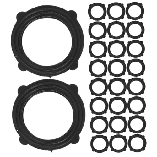 AKOOSY 50 Stück Gartenschlauch Dichtungsringe aus Langlebigem Gummi Wasserfeste O Ring Unterlegscheiben für Wasserhahn und Gartendusche Installieren Vielseitig Einsetzbar für von AKOOSY