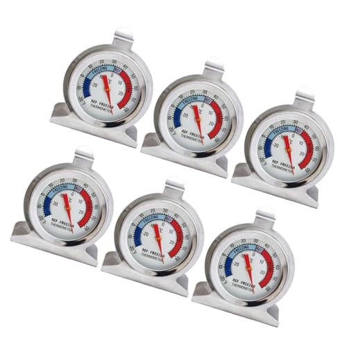 AKOOSY 6 Stück Teiliges Edelstahl Kühlschrank Thermometer Langlebig Robust mit Papierverpackung Präzises Gefrierschrank Thermometer für Zuhause Arbeitsplatz Leicht Einfache Installation AKOOSY 6 Stück Teiliges Edelstahl Kühlschrank Thermometer Langlebig Robust mit Papierverpackung Präzises Gefrierschrank Thermometer für Zuhause Arbeitsplatz Leicht Einfache Installation von AKOOSY