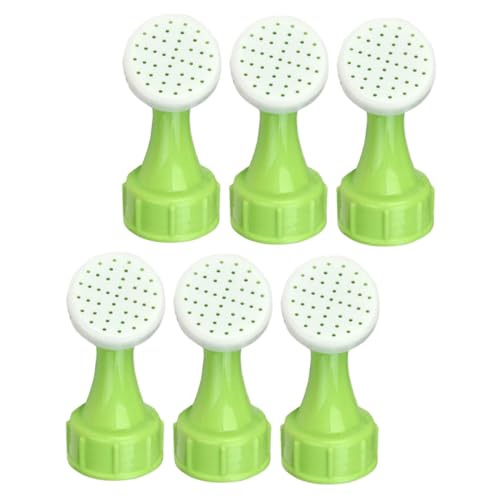 AKOOSY 6 Stück Teiliges Gießkannen Sprühkopf aus Robustem Kunststoff Sanfte Bewässerungsdüsen für Garten und Bonsai Passend für Öffnung Einfache Platzsparend für Zimmerpflanzen und von AKOOSY