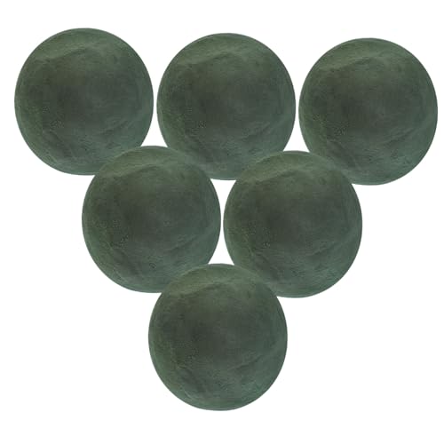 AKOOSY 6 Stück Teiliges Runde Steckmasse aus Hochwertigem Geruchlosem Schaumstoff Vielseitig Zuschneidbar für Trockenblumen und Künstliche Blumenarrangements für von AKOOSY