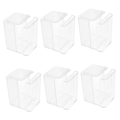 AKOOSY 6 Stück Teiliges Transparentes Displaycase für Handwerksmodelle Stapelbare Aufbewahrungsbox mit Dickem Material Multifunktional als Vitrine und Organizer für Figuren und AKOOSY 6 Stück Teiliges Transparentes Displaycase für Handwerksmodelle Stapelbare Aufbewahrungsbox mit Dickem Material Multifunktional als Vitrine und Organizer für Figuren und von AKOOSY