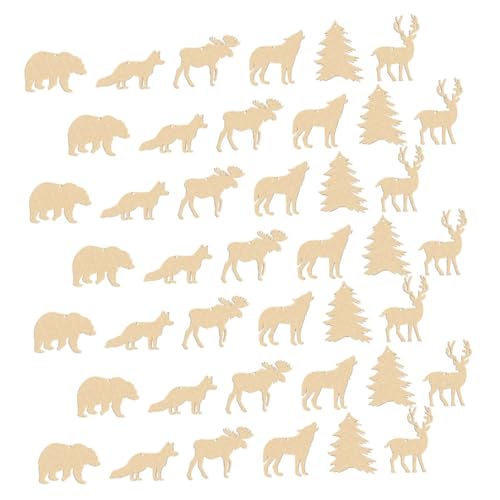 AKOOSY 60 Stück Teiliges Holzanhänger Tiere Unbemalt zum Bemalen DIY Basteln Partydekoration Robustes Holzscheiben Graffiti Accessoire für Waldmotive AKOOSY 60 Stück Teiliges Holzanhänger Tiere Unbemalt zum Bemalen DIY Basteln Partydekoration Robustes Holzscheiben Graffiti Accessoire für Waldmotive von AKOOSY