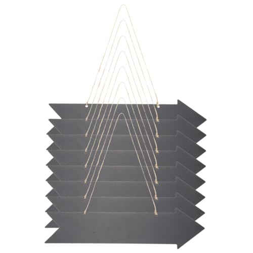 AKOOSY 8 Stück Teiliges Doppelseitiges Pfeilschild zum Beschriften Leichtes DIY Dekoschild für Bank Büro Laden Restaurant Wiederverwendbar Dekorative Richtungsschilder von AKOOSY