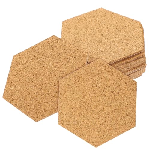 AKOOSY 80 Stück Selbstklebende Korkplatten Sechseckige Korkuntersetzer mit Isolierung rutschfest Hitzebeständig Zuschneidbar Natürliche Korkmatten für Tischsets Wand und Heimdekoration AKOOSY 80 Stück Selbstklebende Korkplatten Sechseckige Korkuntersetzer mit Isolierung rutschfest Hitzebeständig Zuschneidbar Natürliche Korkmatten für Tischsets Wand und Heimdekoration von AKOOSY