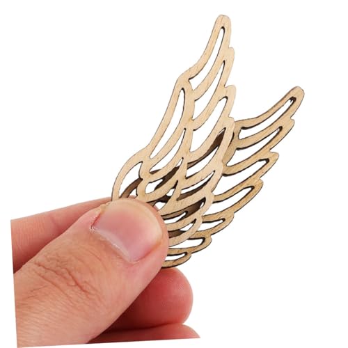 AKOOSY 80 Stück Teiliges Engelsflügel Holzscheiben Unlackierte Ausschnitte für DIY Basteln Vielseitige Holzflügel für Hochzeits und Weihnachtsdekoration Kreative Holzchips für Heimdeko AKOOSY 80 Stück Teiliges Engelsflügel Holzscheiben Unlackierte Ausschnitte für DIY Basteln Vielseitige Holzflügel für Hochzeits und Weihnachtsdekoration Kreative Holzchips für Heimdeko von AKOOSY