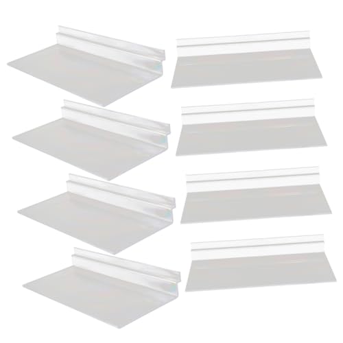 AKOOSY 8stücke Transparente Slatwall Schuhablage Robuste Und Langlebige Kunststoffregale Für Schuhpräsentation Und Platzersparnis Im Einzelhandel Und Zuhause von AKOOSY
