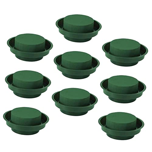 AKOOSY Runde Blumenschaumteller 9% Für Blumenarrangements Wasserabsorbierender Blumenschlamm Blumenschaumschalen Für Hochzeiten Und Feiern Blumenarrangement Zubehör von AKOOSY