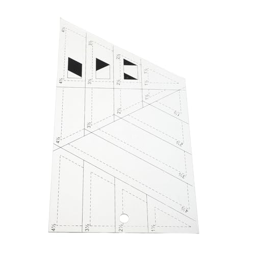 AKOOSY Acryl Quilting Lineal Trapezform Transparent Nähen Patchwork Vorlage Präzises DIY Zuschneiden Werkzeug AKOOSY Acryl Quilting Lineal Trapezform Transparent Nähen Patchwork Vorlage Präzises DIY Zuschneiden Werkzeug von AKOOSY