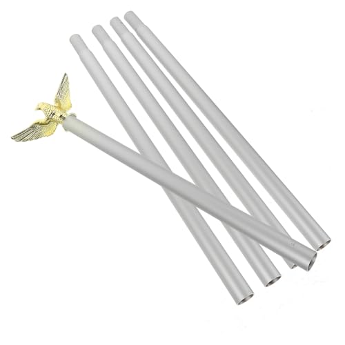 AKOOSY Aluminium Fahnenmast Verhedderungsfrei mit Drehbarem Ring Rostfrei Wetterbeständig Teiliges Outdoor Set für Garten Balkon bei Starkem Wind von AKOOSY