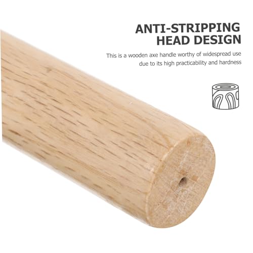 AKOOSY Axtstiel Ersatz Holzgriff Robust Langlebig Ergonomisch Passend für Lager Feuerholzäxte Einfacher Austausch Natürlicher Rohstoff von AKOOSY