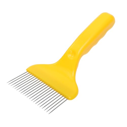 AKOOSY Bee Hive Hand Tool Edelstahl Honigschaber mit Robustem Griff Beekeeping Zubehör zum Einfachen Wachsdeckel Entfernen Bienenzucht Werkzeug Kompakt Tragbar von AKOOSY