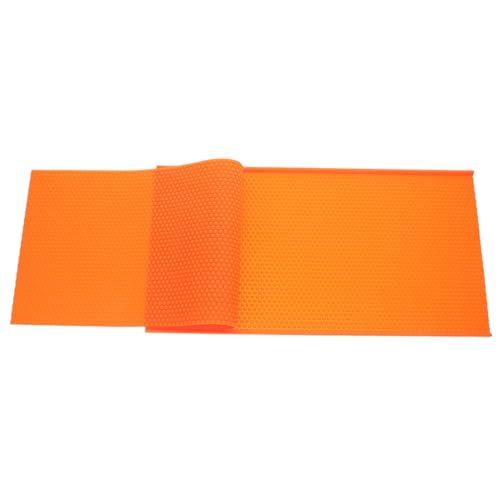 AKOOSY Bienenwachs Prägeform Wabenstruktur Flexible Langlebige Honigwabenpressform für Imker DIY Bienenwachsgrundierung Orange Leicht zu Reinigen und Wiederverwendbar AKOOSY Bienenwachs Prägeform Wabenstruktur Flexible Langlebige Honigwabenpressform für Imker DIY Bienenwachsgrundierung Orange Leicht zu Reinigen und Wiederverwendbar von AKOOSY