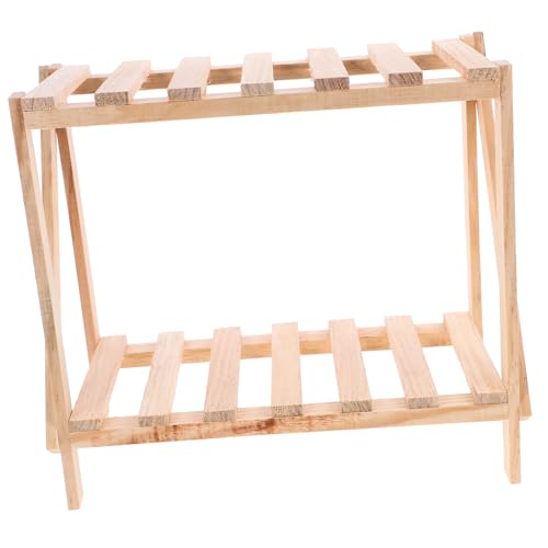 AKOOSY Blumenregal Pflanzenständer Holz Pflanzentopf Ablage Balkon Wohnzimmer Dekoration Robust für Bonsai und Blumentöpfe AKOOSY Blumenregal Pflanzenständer Holz Pflanzentopf Ablage Balkon Wohnzimmer Dekoration Robust für Bonsai und Blumentöpfe von AKOOSY