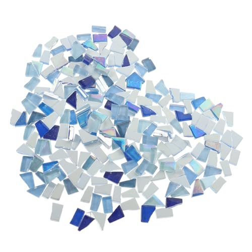AKOOSY Bunte Unregelmäßige Mosaiksteine DIY Bastelmaterial für Bilderrahmen Blumentöpfe Tassen und Gartendeko Kreative Mosaikfliesen zum Kleben und Gestalten von AKOOSY