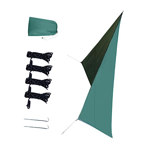 AKOOSY Dicker Wasserdichter Sonnensegel Markisenstoff Oxford mit UV Schutz Windschutz für Camping Picknick Outdoor Garten Windfestes Schutzdach Einfach zu Montierendes Sonnendach Grün AKOOSY Dicker Wasserdichter Sonnensegel Markisenstoff Oxford mit UV Schutz Windschutz für Camping Picknick Outdoor Garten Windfestes Schutzdach Einfach zu Montierendes Sonnendach Grün von AKOOSY