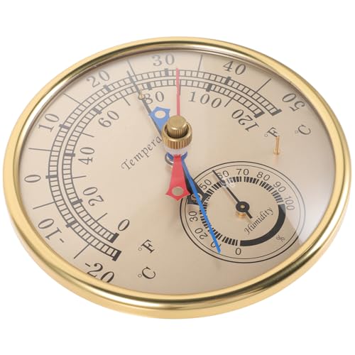 AKOOSY Digitales Hygrometer mit Großer Anzeige Langlebig und Wetterbeständig für Innen Außenbereich für Gewächshäuser Büros und Werkstätten Einfach Wand zu Befestigen von AKOOSY