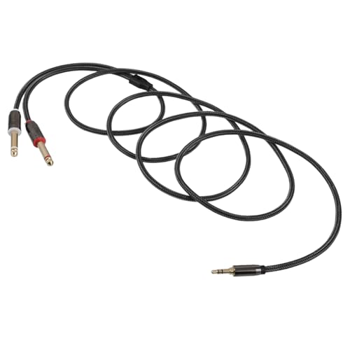 AKOOSY Dual Audiokabel Schwarz Robuste Stereo bühnenleitung für Computer mixer Klare Klangübertragung Vielseitig Einsetzbar für Monitore und Endstufen AKOOSY Dual Audiokabel Schwarz Robuste Stereo bühnenleitung für Computer mixer Klare Klangübertragung Vielseitig Einsetzbar für Monitore und Endstufen von AKOOSY