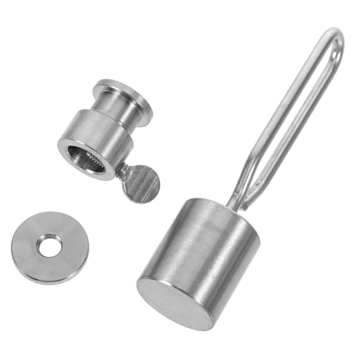 AKOOSY Edelstahl BBQ Grill Ausgleichsgewicht mit Drehbarem Hülsenbegrenzungsblock Rotisserie Kontergewicht für Stabile Präzise Grillkontrolle Beim Camping und von AKOOSY