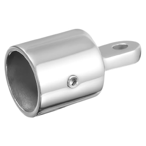 AKOOSY Edelstahl Bimini Top Cap Außenauge Bootszubehör Bimini Dach Ersatzteil Marinebeschlag Langlebig Rostfrei Einfache Anbringung ohne Bohren Yacht Sonnenschutz von AKOOSY