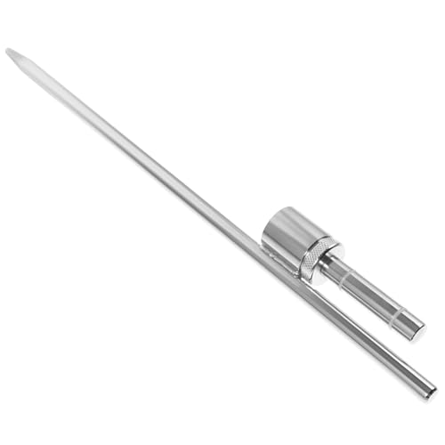 AKOOSY Edelstahl Fahnenmast Halter mit Stabilem Lagerhülsenlager Wetterfester Flaggenstock Erdspieß für Innendurchmesser Langlebiger Fahnenmast Zubehör für Garten und Außenbereich von AKOOSY