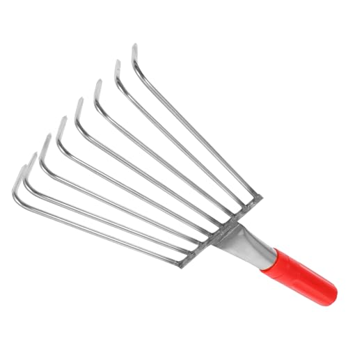 AKOOSY Edelstahl Handrechen Muschelschaufel Grabegabel Komfortgriff Robust zum Muscheln Ausgraben und Sandgraben Am Strand AKOOSY Edelstahl Handrechen Muschelschaufel Grabegabel Komfortgriff Robust zum Muscheln Ausgraben und Sandgraben Am Strand von AKOOSY