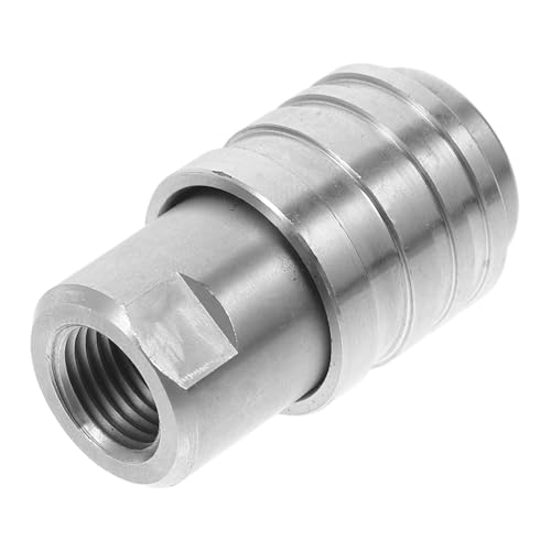 AKOOSY Edelstahl Hochdruckreiniger Adapter Innengewinde Schnellkupplung Selbstsichernd für Autowäsche Power Washer Zubehör Drehbarer Anschluss für Effiziente Reinigung von AKOOSY