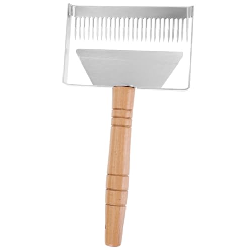 AKOOSY Edelstahl Honiggabel Scharfes Werkzeug zum Entdeckeln Langlebig Robust für Bienenzucht Honigschaber Multifunktional Einfacher Honigschaber für Imker AKOOSY Edelstahl Honiggabel Scharfes Werkzeug zum Entdeckeln Langlebig Robust für Bienenzucht Honigschaber Multifunktional Einfacher Honigschaber für Imker von AKOOSY