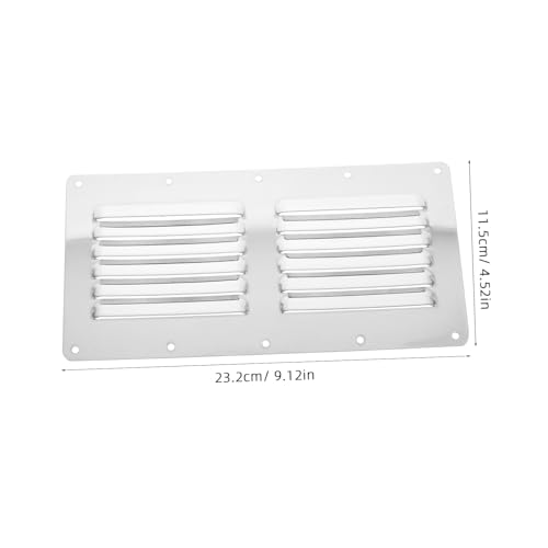 AKOOSY Edelstahl Lüftungsgitter Belüftungsplatte für Grill Feuerstelle und Außenküche Rostfreies Soffit Vent mit Effizienter Luftzirkulation und Vielseitiger Anwendung von AKOOSY