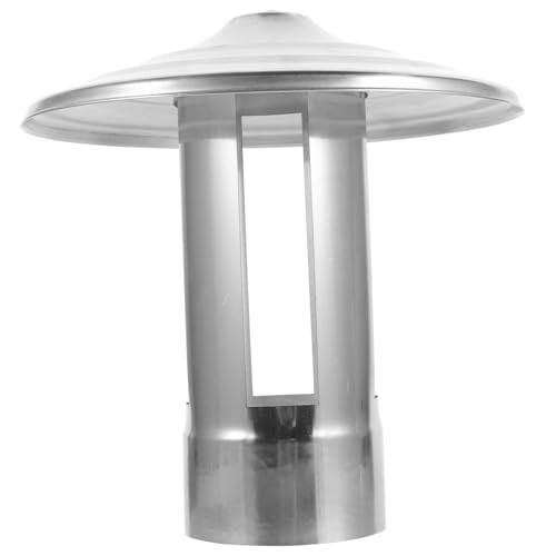 AKOOSY Edelstahl Schornsteinhaube Regenhaube Dachentlüftung Abdeckung Wind Kaminabdeckung Für Garten Kamin Ofen Rauchrohr Zubehör AKOOSY Edelstahl Schornsteinhaube Regenhaube Dachentlüftung Abdeckung Wind Kaminabdeckung Für Garten Kamin Ofen Rauchrohr Zubehör von AKOOSY