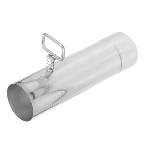 AKOOSY Einstellbares Edelstahl Rauchrohr mit Dämpfer für Outdoor Campingofen Abluft und Abgassteuerung Vielseitig Hitzebeständig Einfache Installation für Koch und Heizgeräte von AKOOSY
