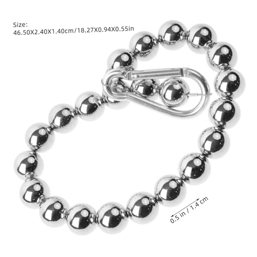 AKOOSY Fahnenmast Befestigungsring für Innenliegende Hissleine Windstabile Flaggenhalterung Robuste Flaggenmast Perlen zur Fixierung der Flagge Am Silber von AKOOSY