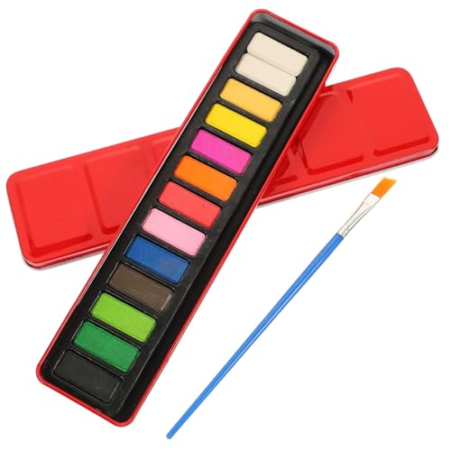 AKOOSY Farben Aquarellfarben Set in Metallbox mit Pinsel Halbfeuchte Leicht Mischbare Wasserfarben für Anfänger Schüler Künstler für Outdoor Skizzen und Einfache Zufällige AKOOSY Farben Aquarellfarben Set in Metallbox mit Pinsel Halbfeuchte Leicht Mischbare Wasserfarben für Anfänger Schüler Künstler für Outdoor Skizzen und Einfache Zufällige von AKOOSY