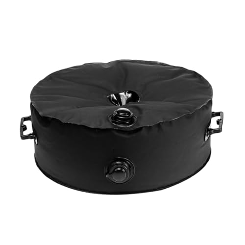 AKOOSY Feste Wassergewichtstasche für Regenschirmbasis Wetterfeste Sandsackpouch zur Stabilisierung von Gartenschirmen Zelten und Outdoor Möbeln Einfache Befüllung und Entleerung von AKOOSY