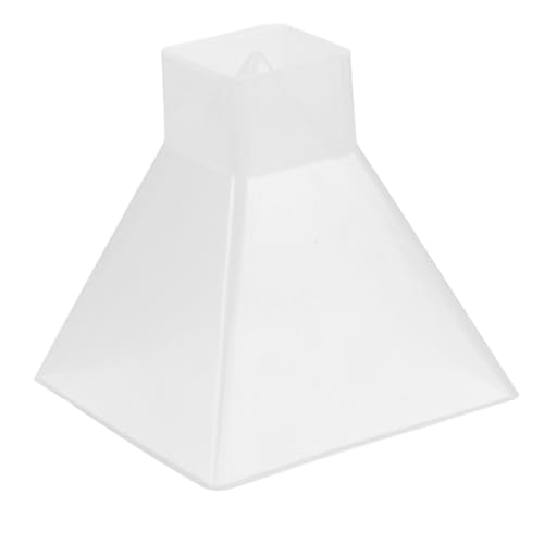 AKOOSY Flexible Silikonform für DIY Epoxidharz Gießen Transparente Pyramidenform Wiederverwendbar für Getrocknete Blumen Deko und Ornamente von AKOOSY