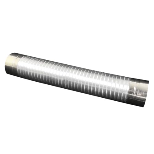 AKOOSY Flexibles Rauchrohr Ofenrohr Øcm Metall Kaminrohr Abluftrohr für Innenbereich Rauchabzug Vielseitig Hitzebeständig Leichte von AKOOSY