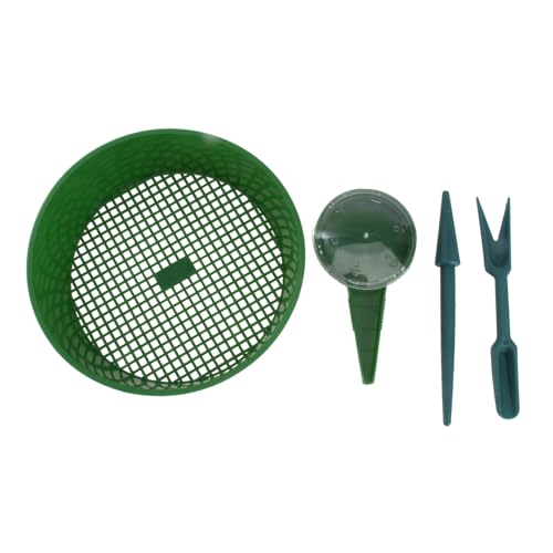 AKOOSY Garten Sägerät aus Umweltfreundlichem Kunststoff mit Ergonomischem Griff Aussaat und Pikierhilfe für Pflanzen Transplantieren und Bodensieb für Gartenliebhaber und Pflanzarbeiten von AKOOSY