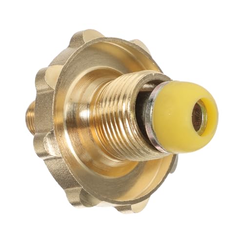 AKOOSY Gas Tank Adapter Plug aus Robuster mit Vollfluss Npt Gewinde Kompatibel mit Flare Ring für Sichere Verbindung an Campingkocher und Gasschläuchen Langlebig und Vielseitig von AKOOSY
