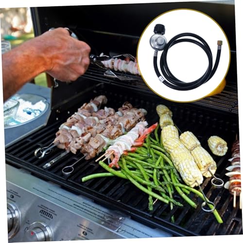 AKOOSY Gasdruckregler mit Schlauch für BBQ Ofen Niederdruck Ventil aus Messing Stabile Verbindung Einfache Installation Ersatz für Gasgrill Zubehör AKOOSY Gasdruckregler mit Schlauch für BBQ Ofen Niederdruck Ventil aus Messing Stabile Verbindung Einfache Installation Ersatz für Gasgrill Zubehör von AKOOSY